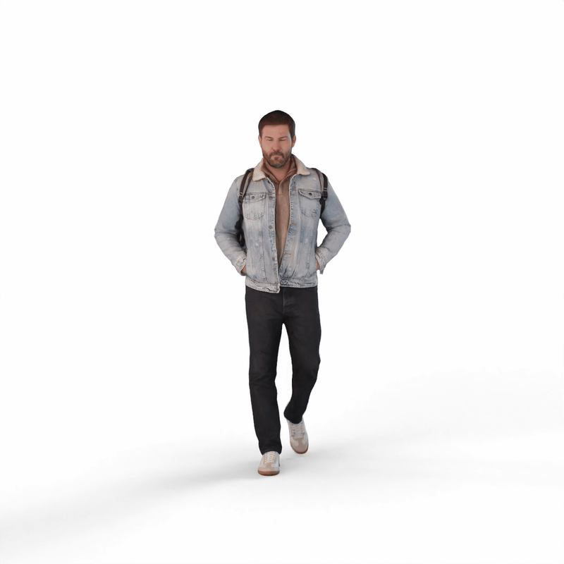 4D postava – animácia